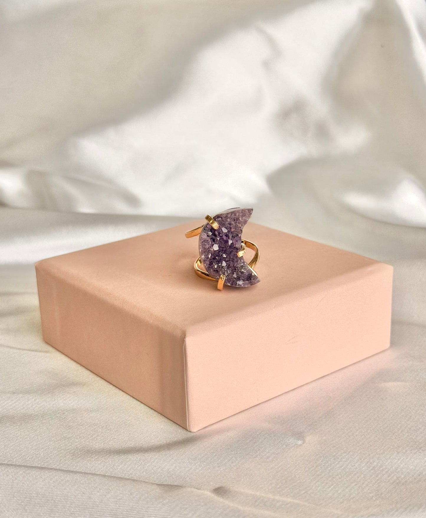 Druzy Amethyst Moon
