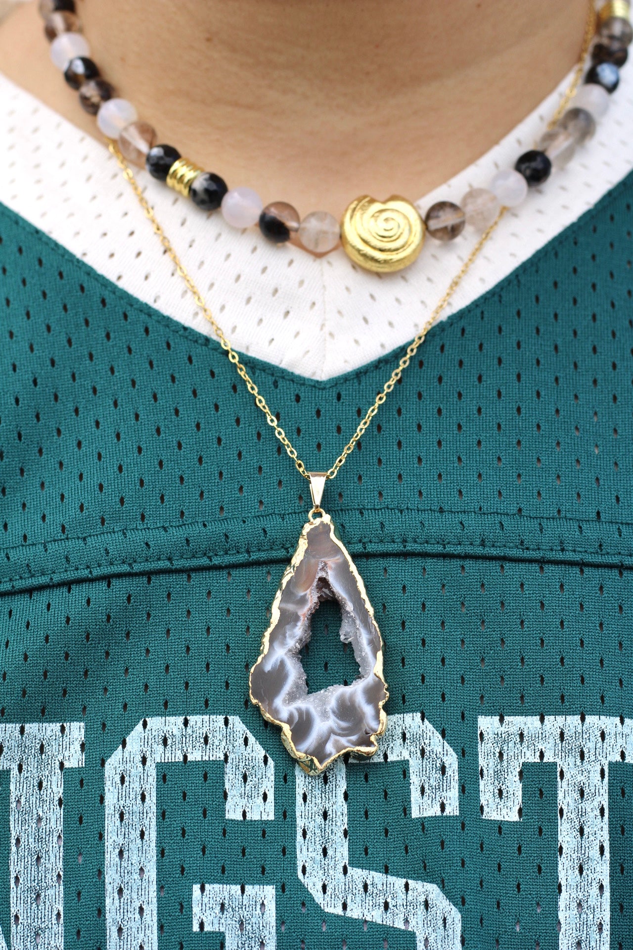 Druzy Agate Necklace