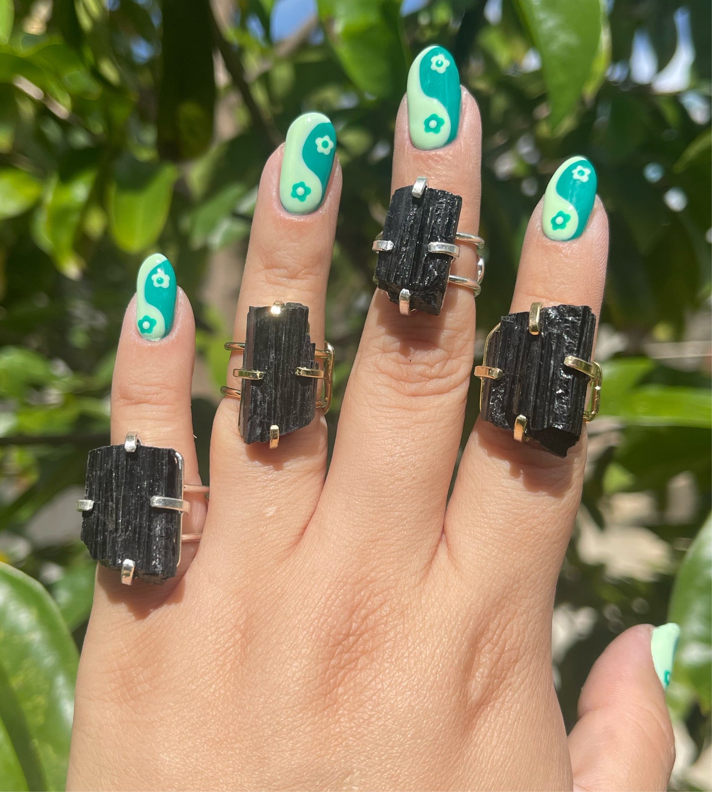 Black Tourmaline ring