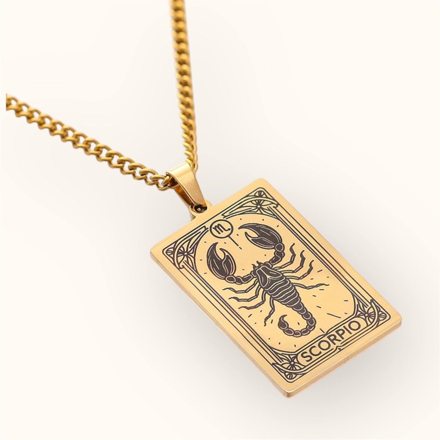 Zodiac Tag Necklace