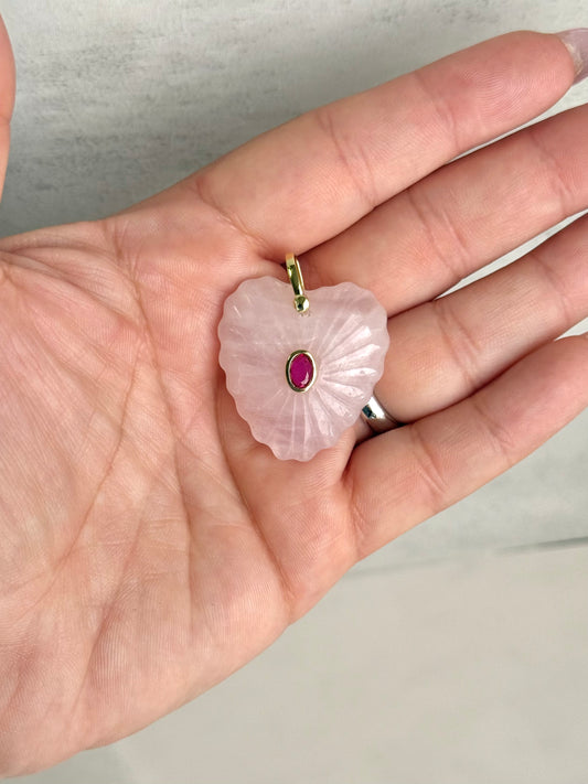 Crystal Heart Pendant