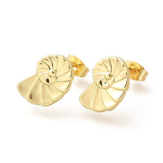 Ammonite Stud Earrings