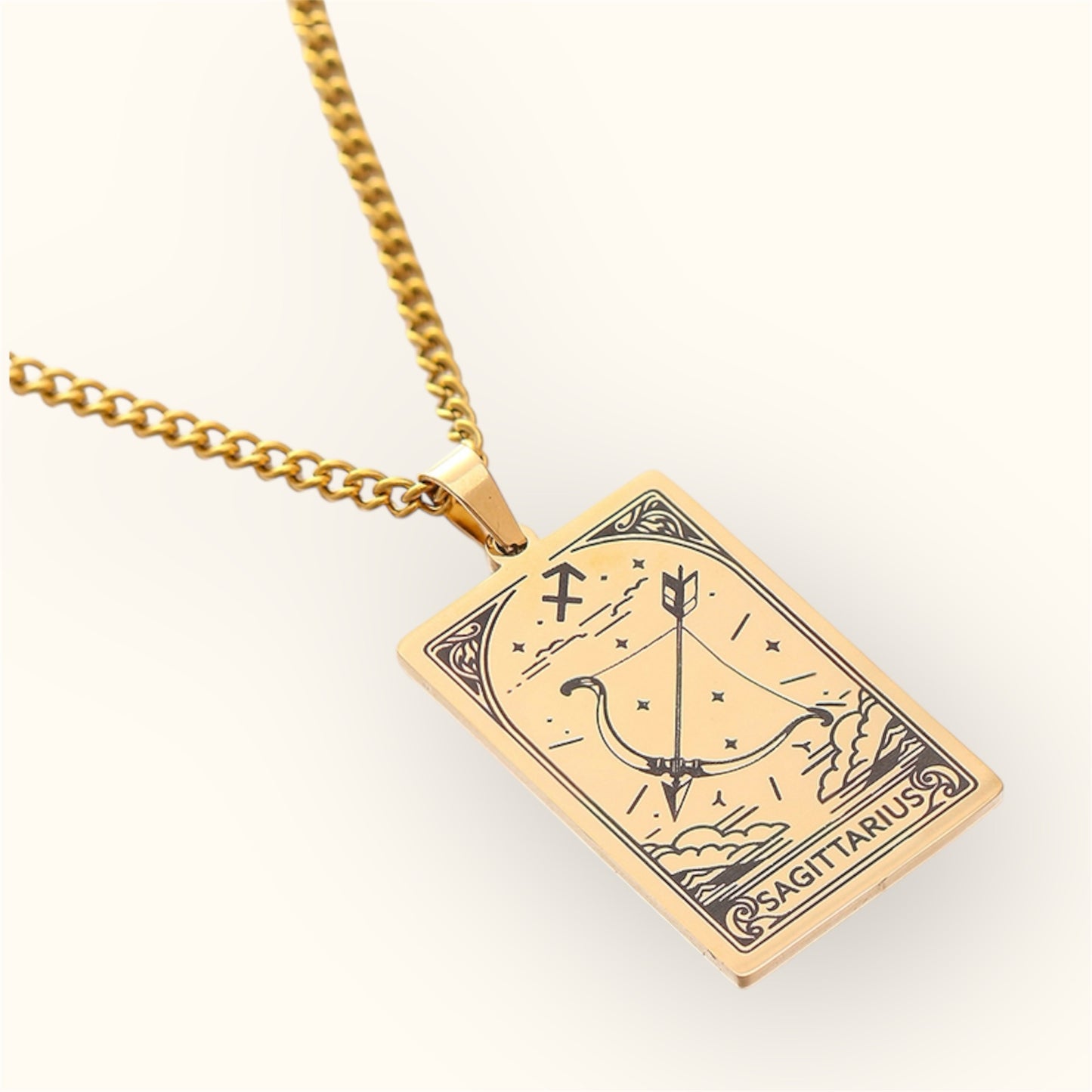 Zodiac Tag Necklace