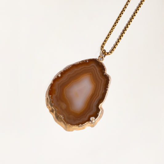 Agate Pendant Necklace