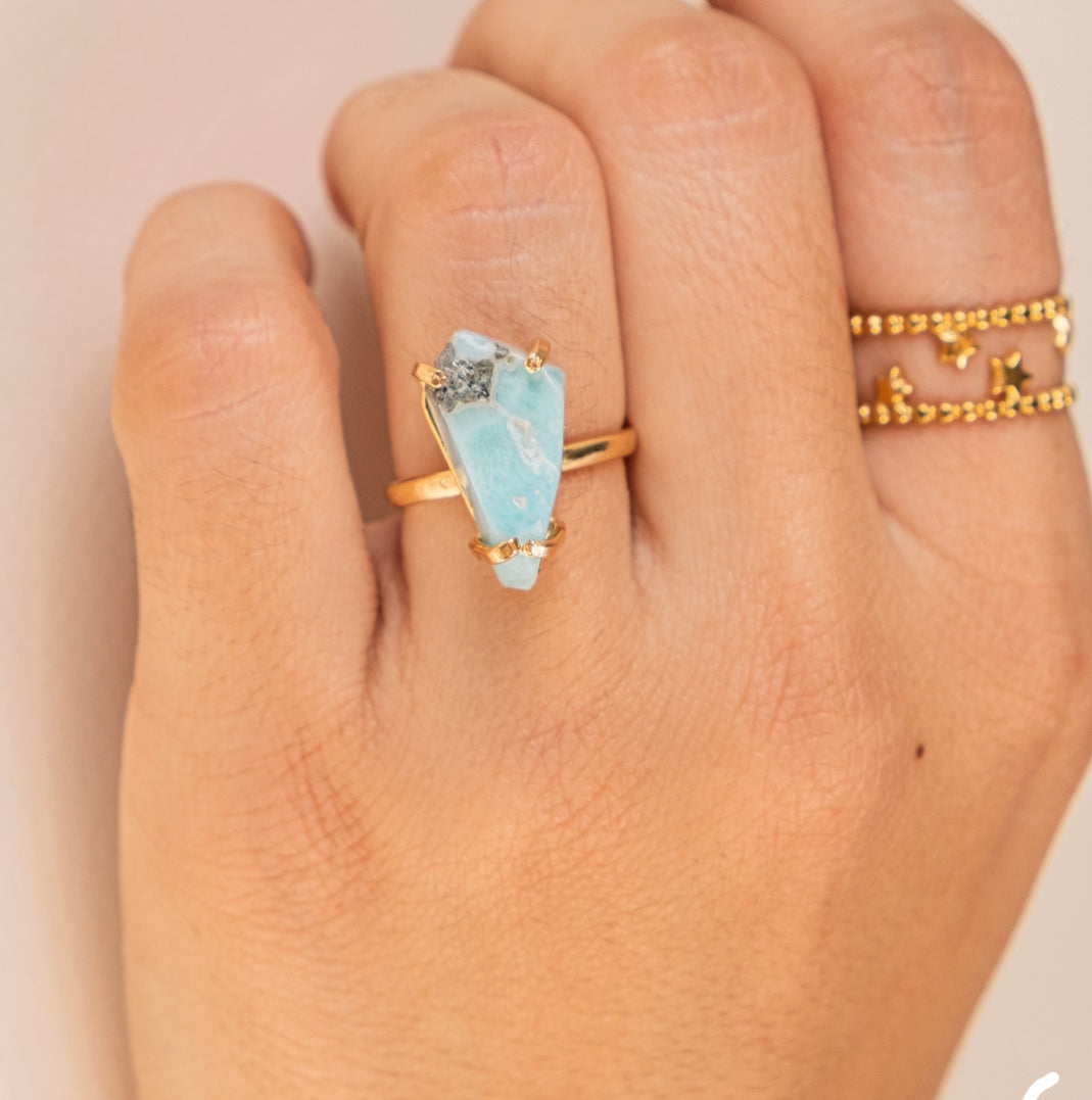 Larimar Mini Ring