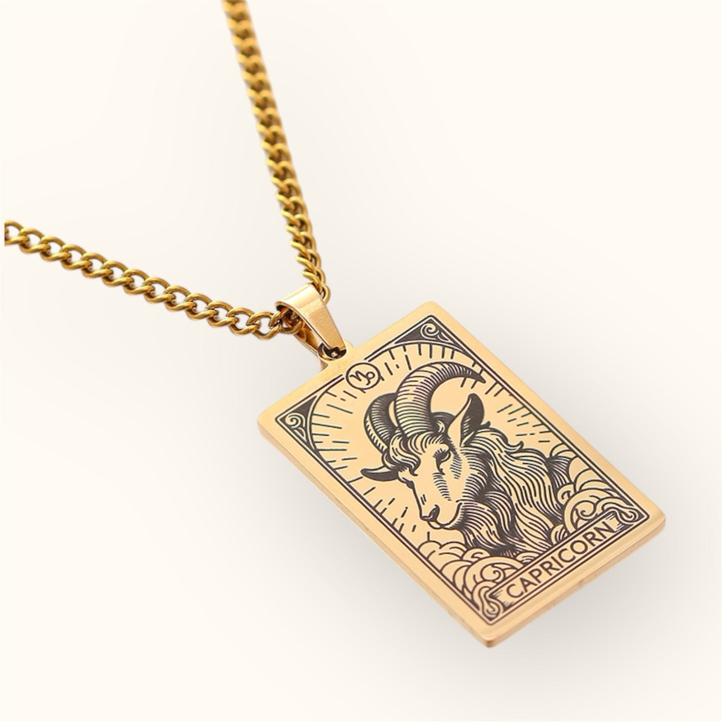 Zodiac Tag Necklace