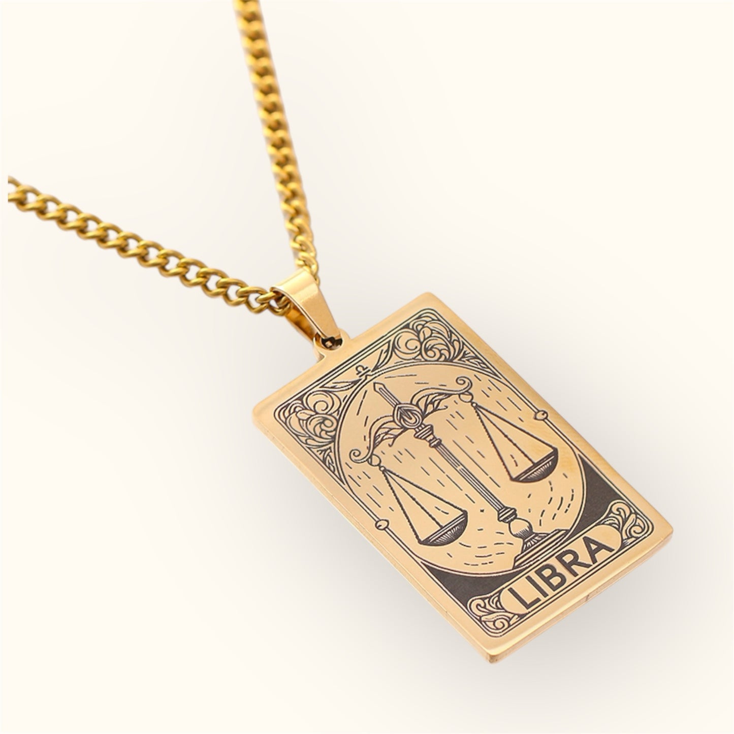 Zodiac Tag Necklace