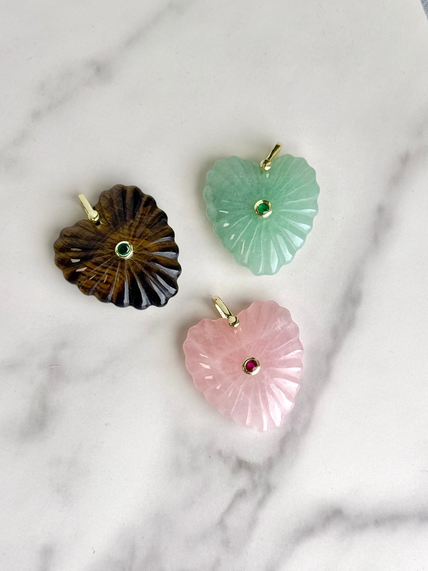 Crystal Heart Pendant