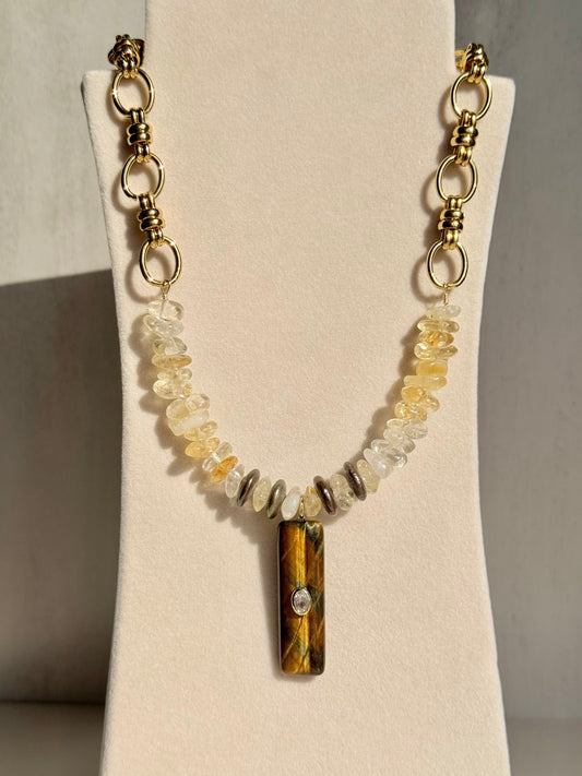 Radient Shield Necklace