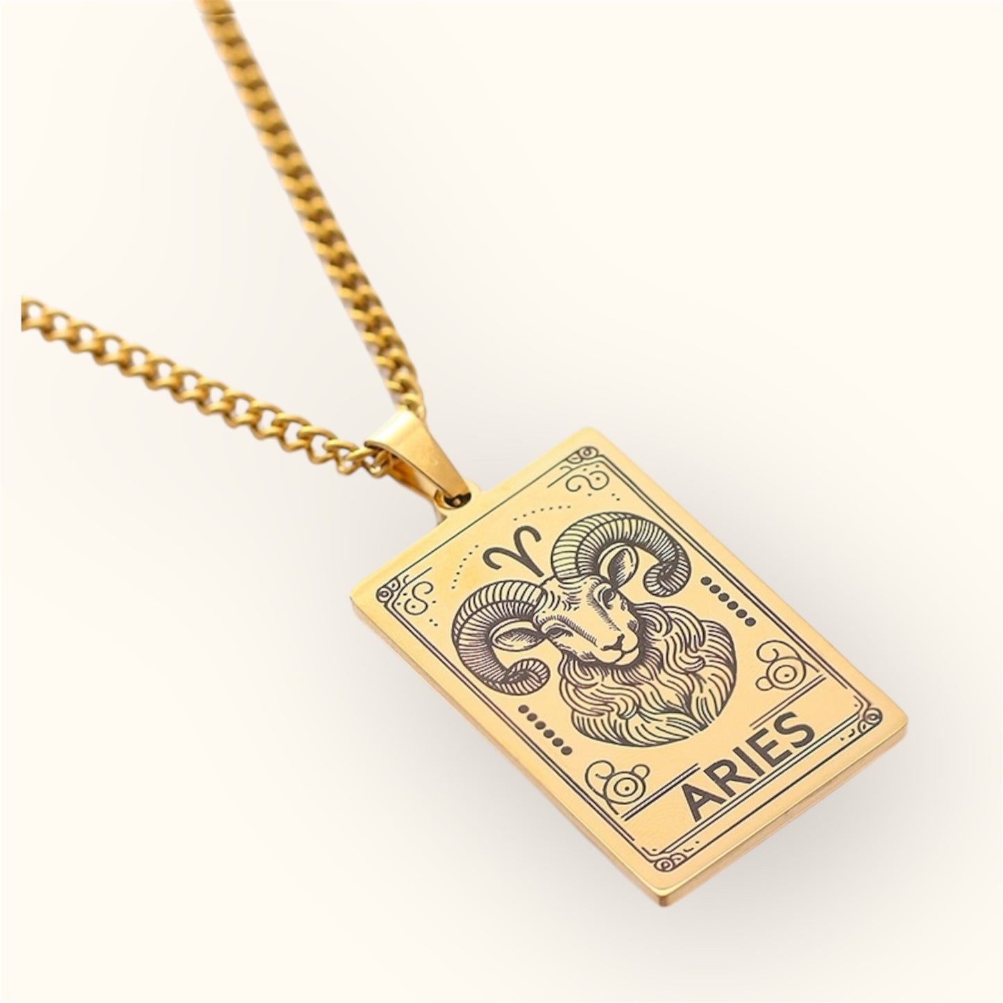 Zodiac Tag Necklace