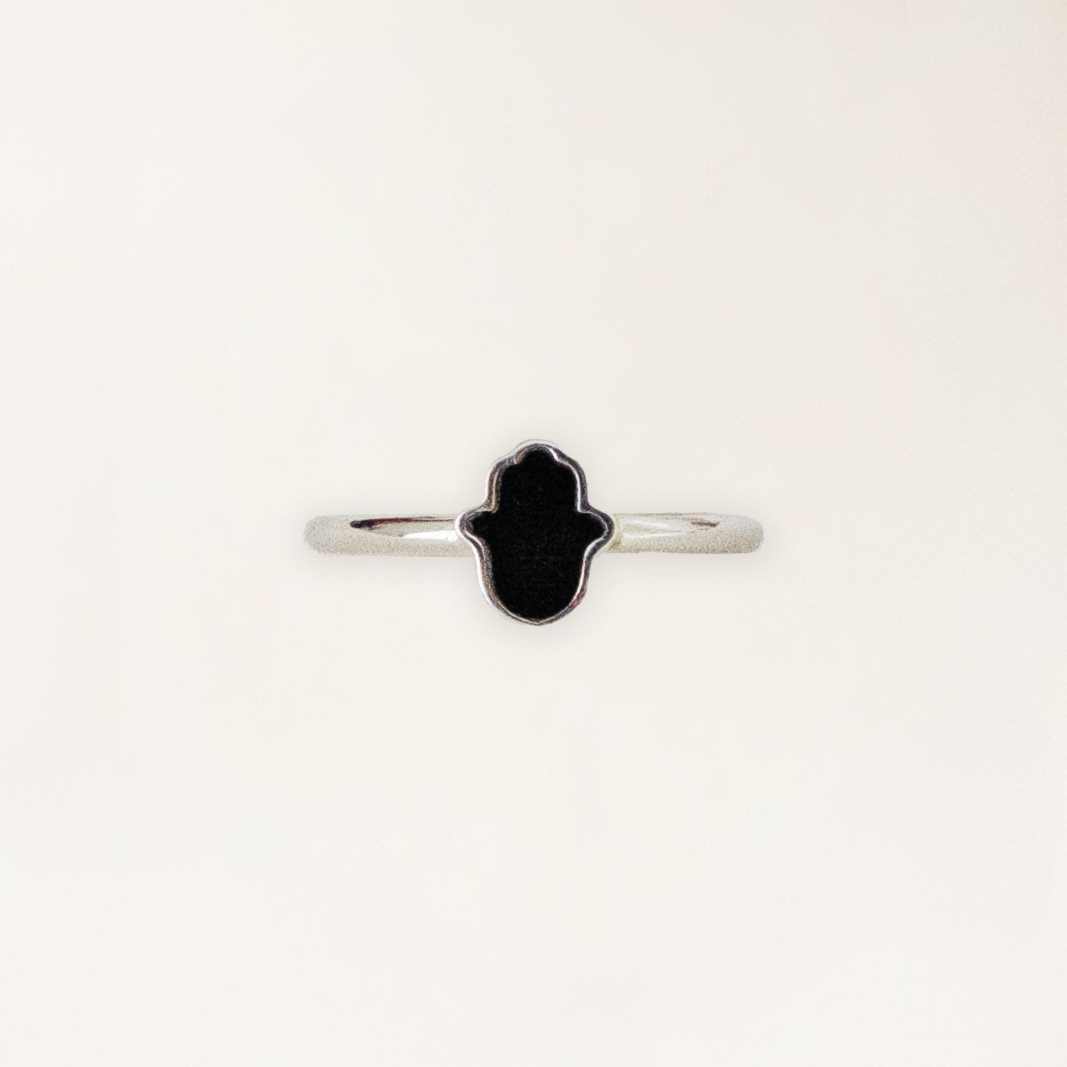 Sterling Silver Simple Band Crystal Ring