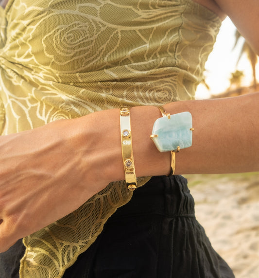 Larimar Cuff