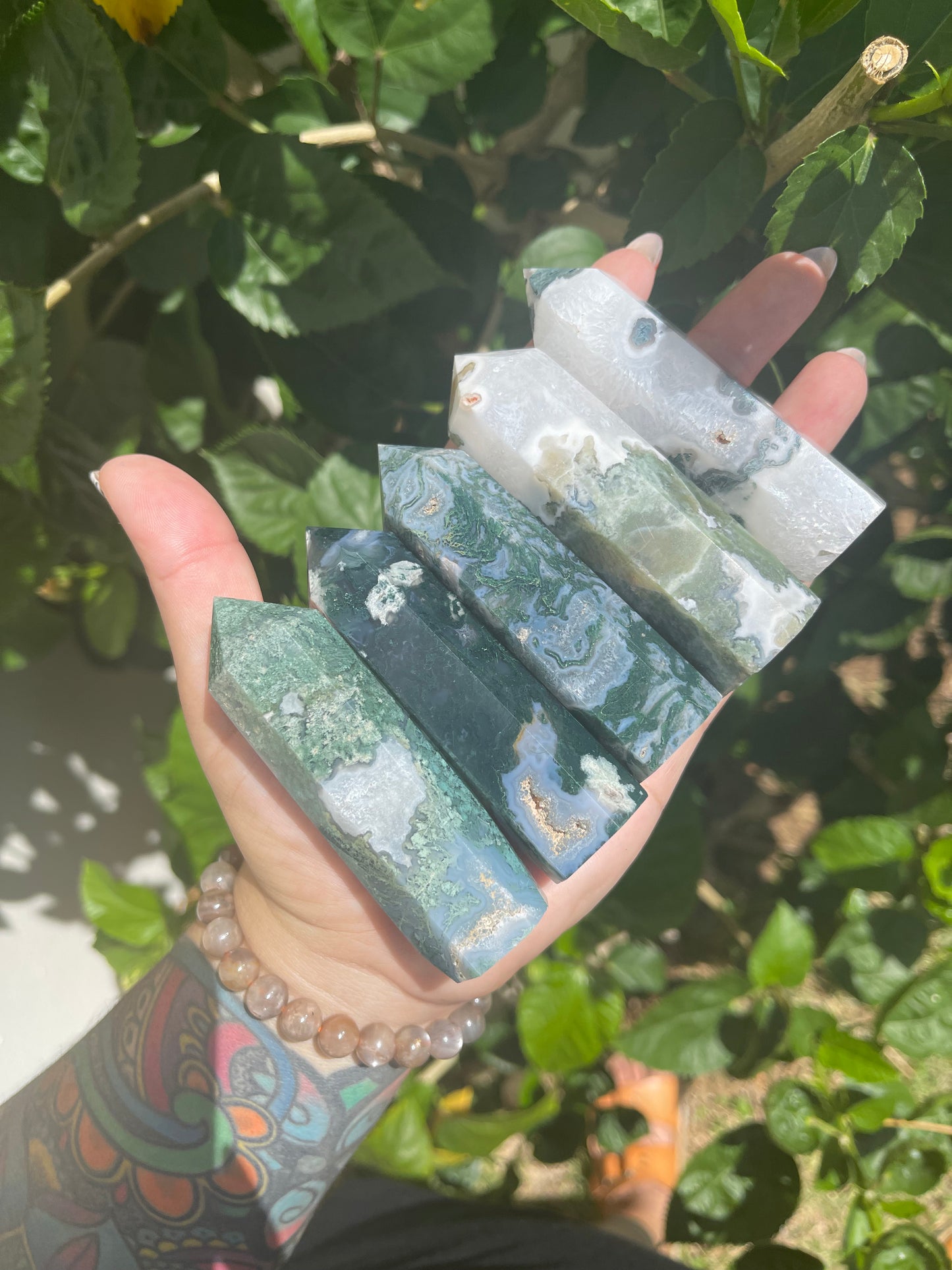 Moss Agate Towers