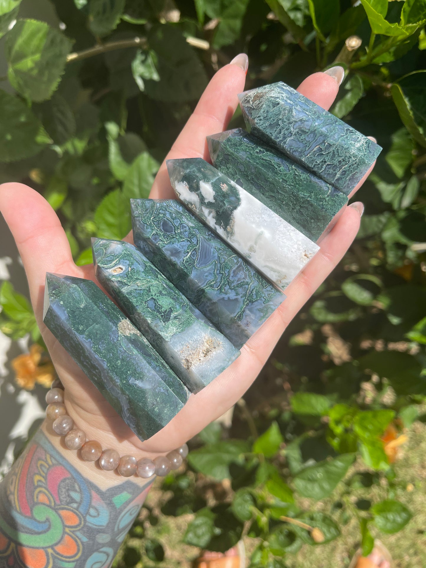 Moss Agate Towers