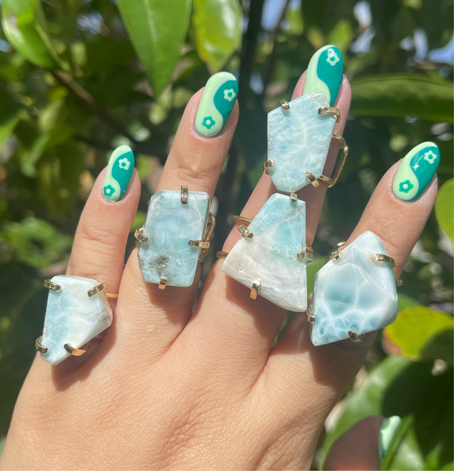 Larimar ring