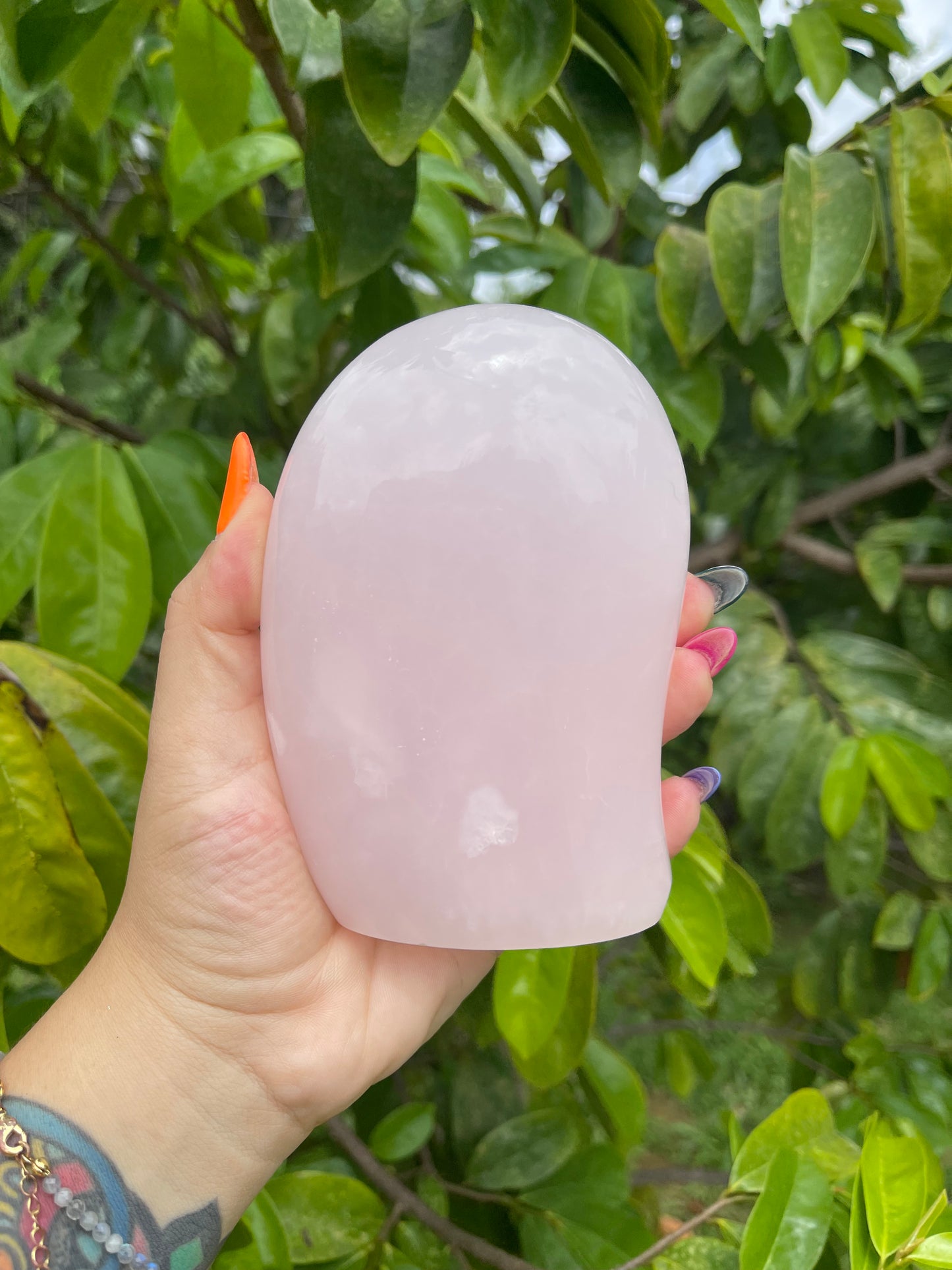 Pink Mangano Calcite Freeform