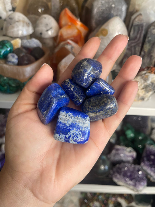 Grade A Lapis Lazuli Tumbles