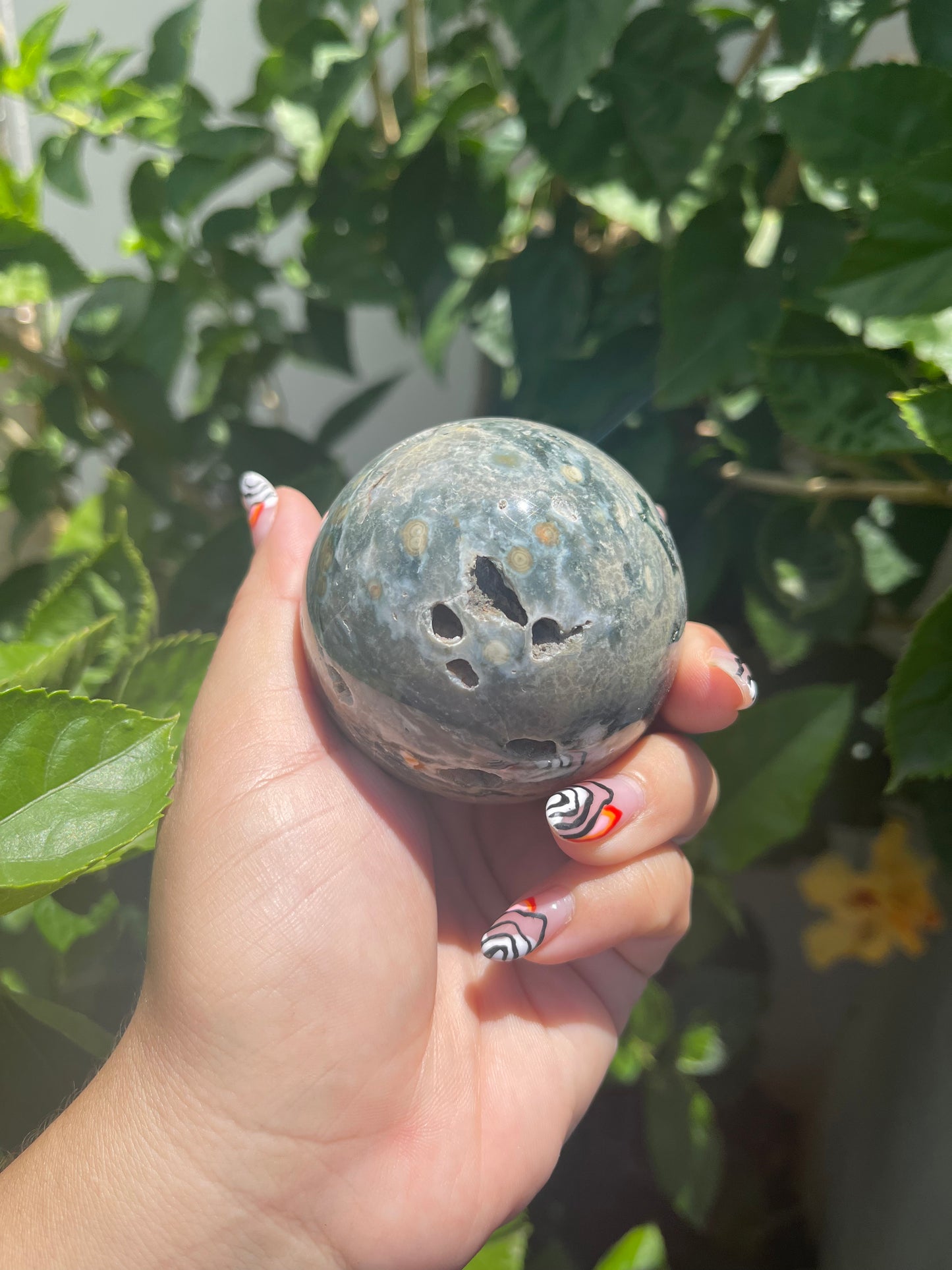 Ocean Jasper Sphere