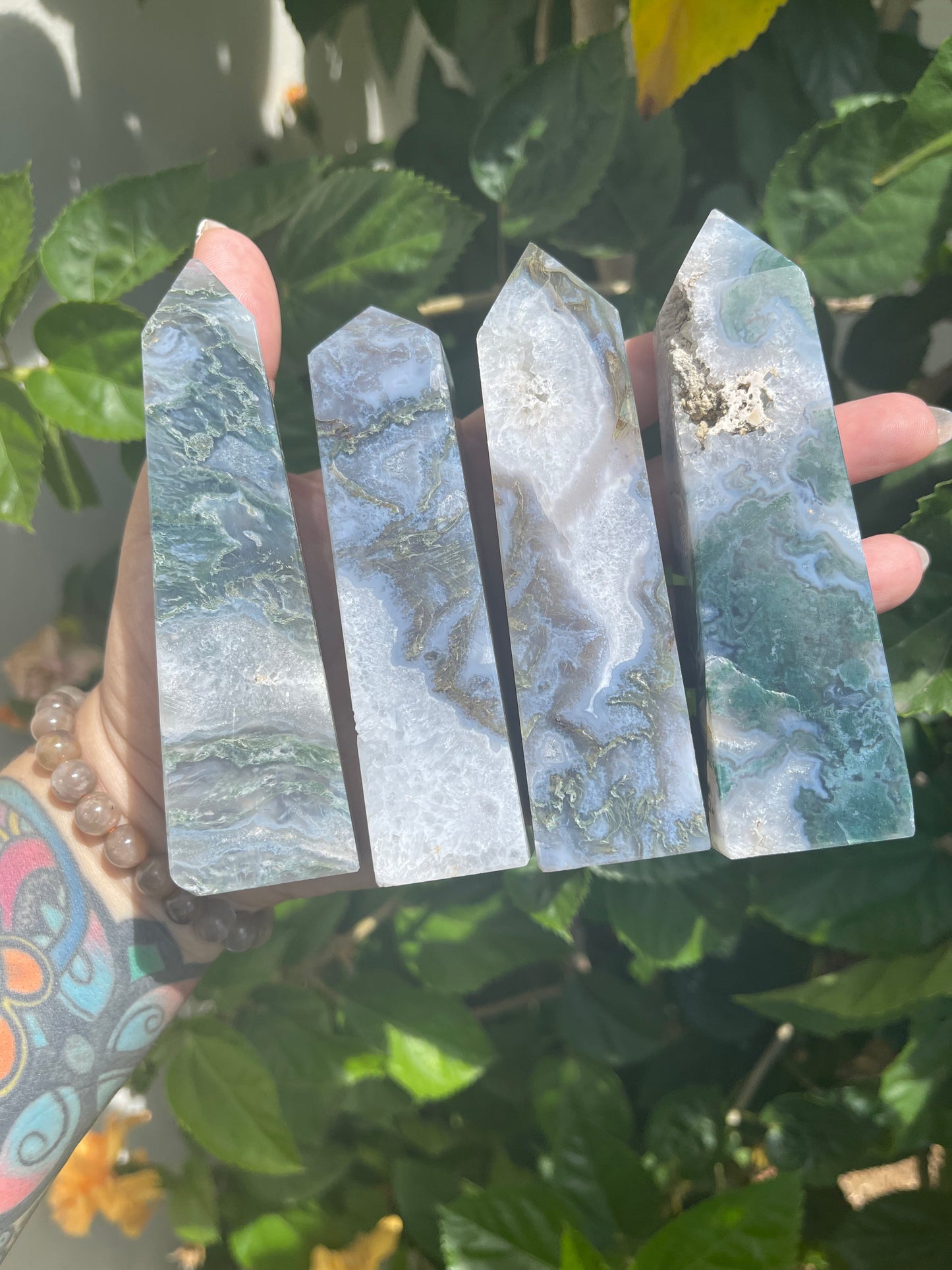 Moss Agate Towers