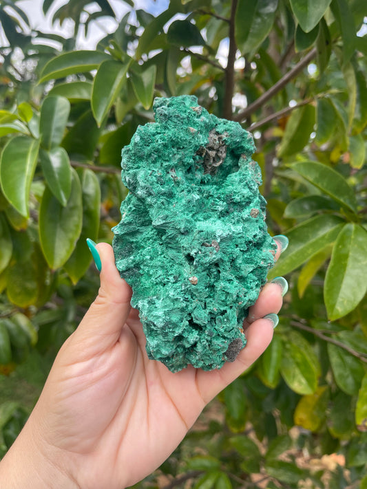 Fibrous Malachite