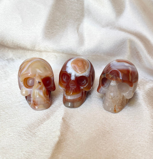 Carnelian Skulls